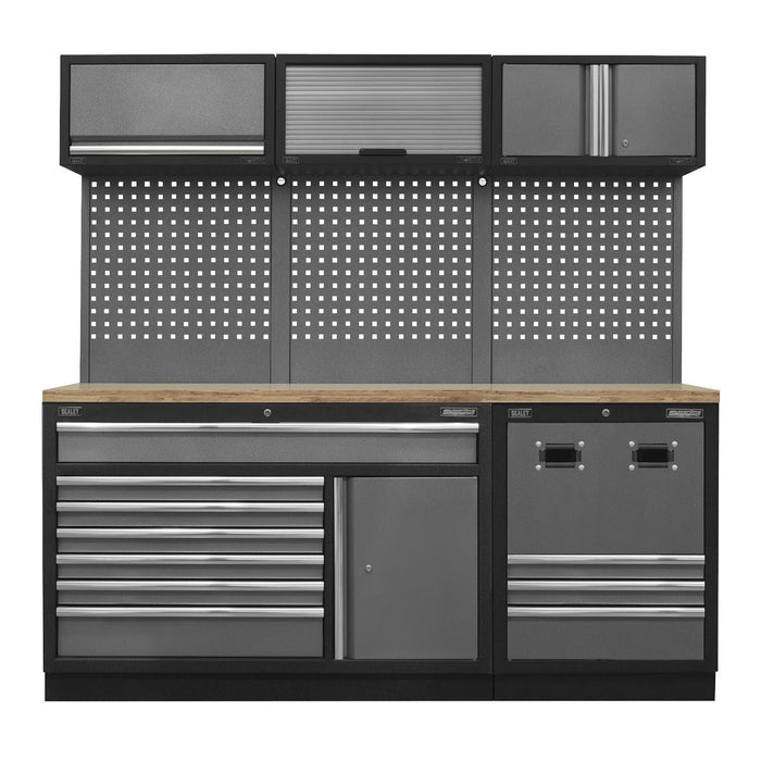 Sealey Modular Storage System Combo Pressed Wood Worktop APMSSTACK14W