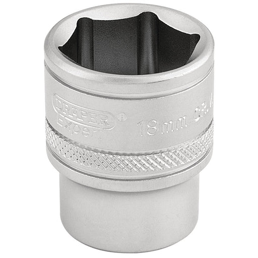 Draper 6 Point Metric Socket, 3/8" Sq. Dr., 18mm 16544 Draper  - Dynamic Drive