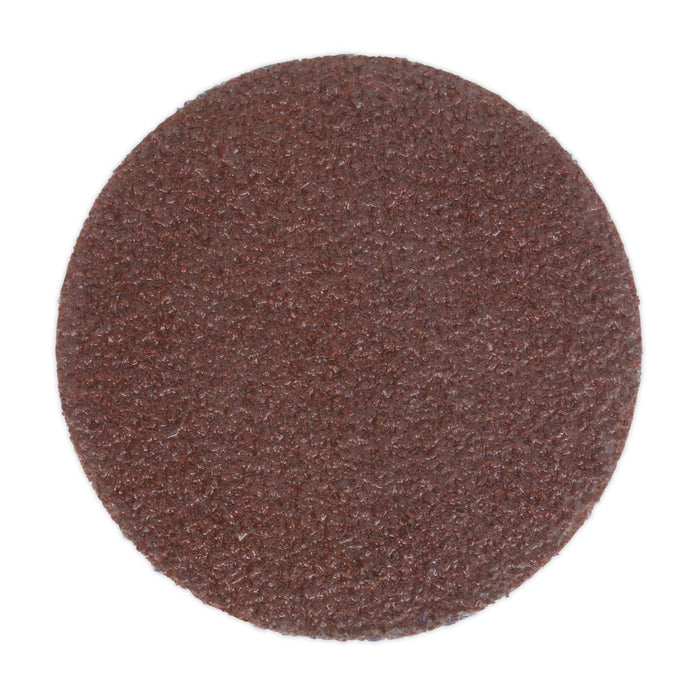 Sealey Quick-Change Sanding Disc50mm 60Grit Pack of 10 PTCQC5060 Sealey  - Dynamic Drive