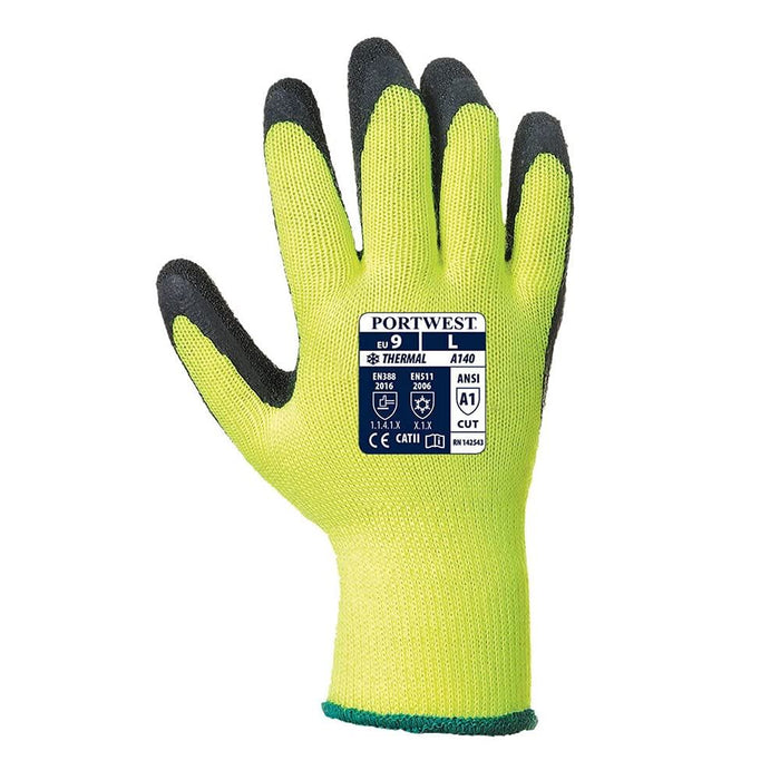 Portwest Thermal Grip Glove - Black - Medium