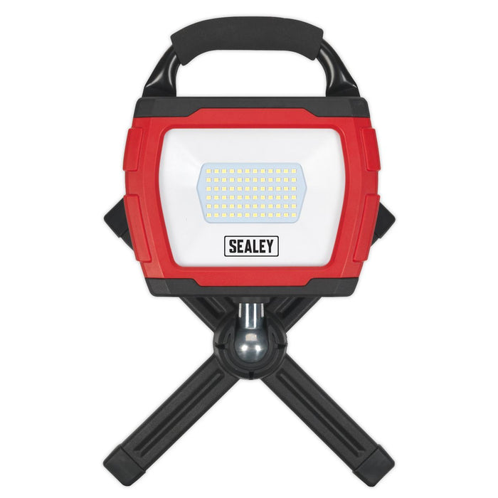 Sealey Rechargeable 360 Floodlight 36W SMD LED Portable Red Lithium-ion