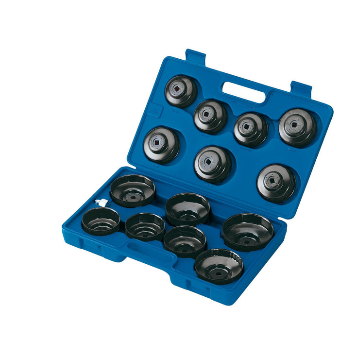 Draper Oil Filter Cup Socket Set, 3/8" Sq. Dr. (15 Piece) 40105