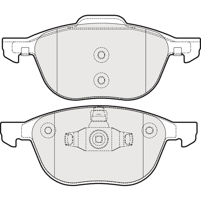 Apec Brake Pads Front Fits Volvo C30