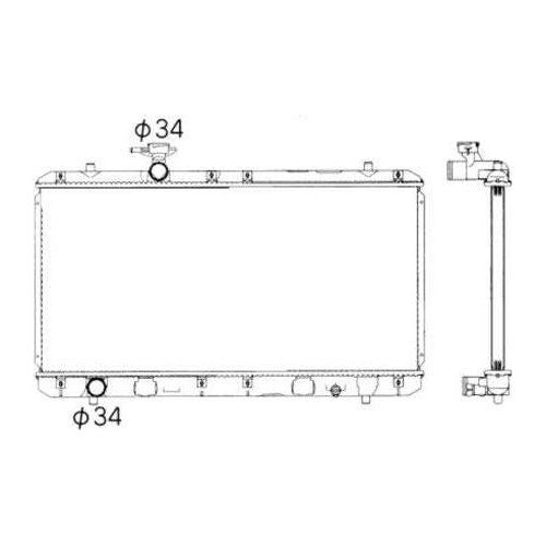 NRF Radiator 53428