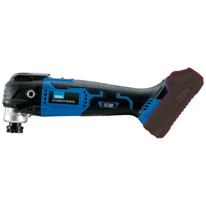 Draper Storm Force 20V Oscillating Multi-Tool (Sold Bare) 89482 Draper  - Dynamic Drive