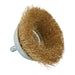 Draper Brassed Steel Crimped Wire Cup Brush, 75mm 41433 Draper  - Dynamic Drive