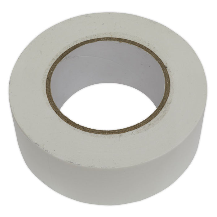 Sealey Duct Tape 50mm x 50m White DTW Sealey  - Dynamic Drive