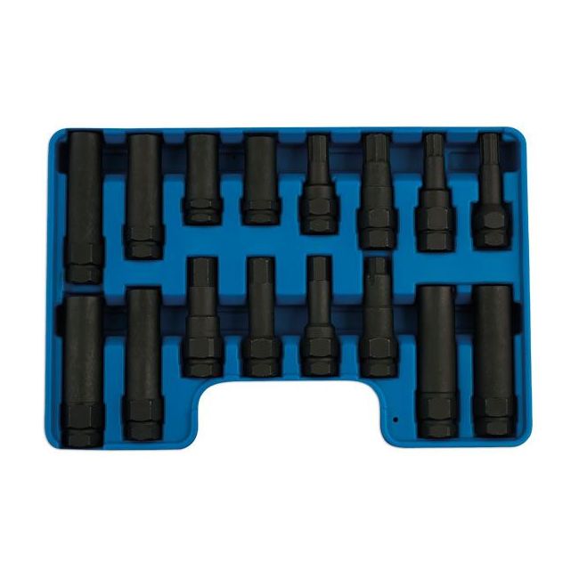 Laser Locking Wheel Nut Master Key Set 16pc 5982 Laser Tools  - Dynamic Drive