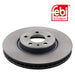 Genuine FEBI Front Brake Discs & Pads Set Vented for Audi A7 Febi Bilstein  - Dynamic Drive