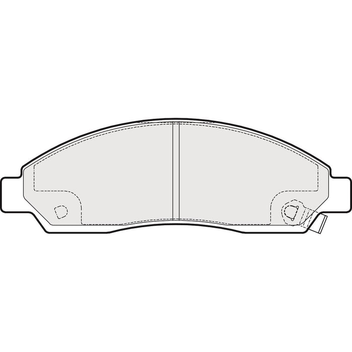 Apec Brake Pads Front Fits Isuzu Rodeo