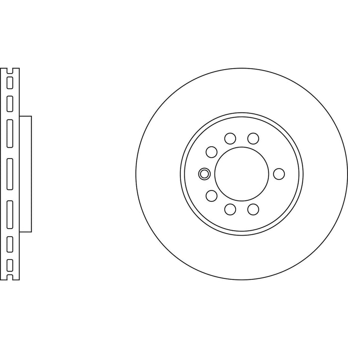 Apec Brake Disc Front Fits Opel Astra Combo Corsa Meriva Zafira Vauxhall