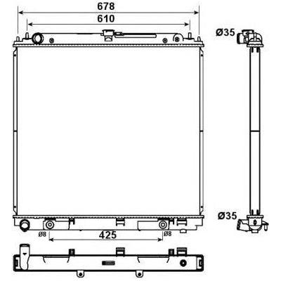 NRF Radiator 53179