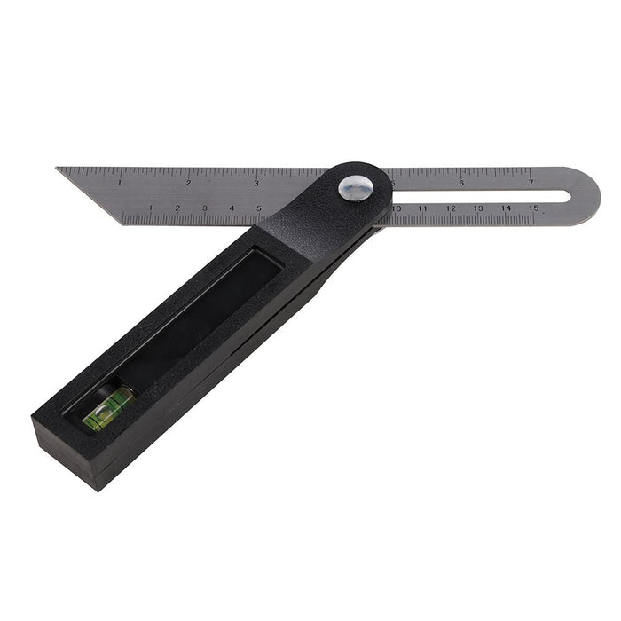 Silverline Sliding T Bevel with Spirit Level 200mm