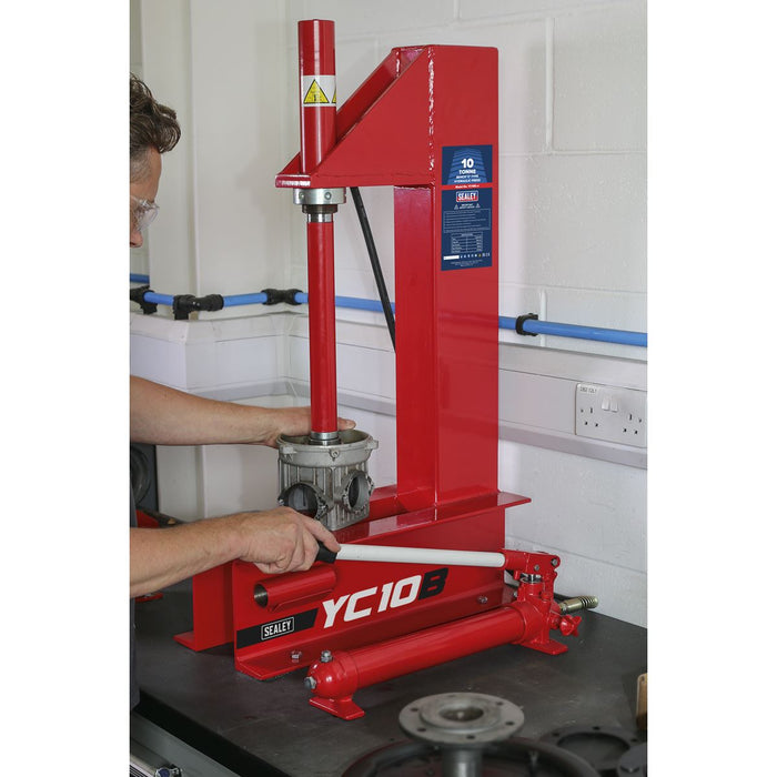 Sealey Hydraulic Press 10 Tonne Bench 'C' Type YC10B Sealey  - Dynamic Drive