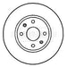 Genuine Borg & Beck Brake Disc Pair fits Hyundai i20 ESP 09 BBD4822 Borg & Beck  - Dynamic Drive