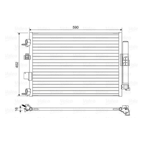 Genuine Valeo fits Condensers Ford Focus Iii Valeo  - Dynamic Drive