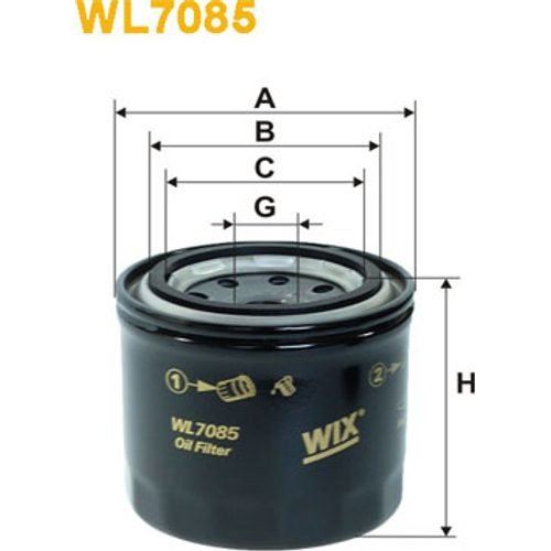 Genuine WIX Oil Filter Spin On WL7085 Wix Filters  - Dynamic Drive