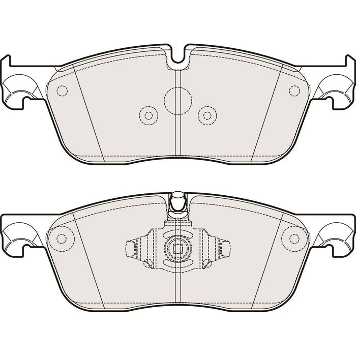 Apec Brake Pads Front Fits Jaguar/Daimler F Pace Xe Xf