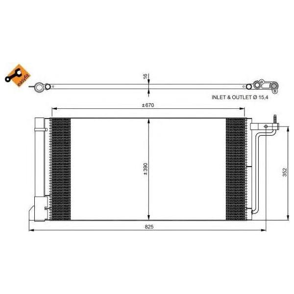 NRF Condenser 350051