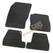 Blue Trim TailoBlue Rubber Car Mats for Ford Focus March 15 > Set of 4 With 4 Clips UKB4C  - Dynamic Drive