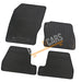 Blue Trim TailoBlue Rubber Car Mats for Ford Focus March 15 > Set of 4 +4 Clips UKB4C  - Dynamic Drive