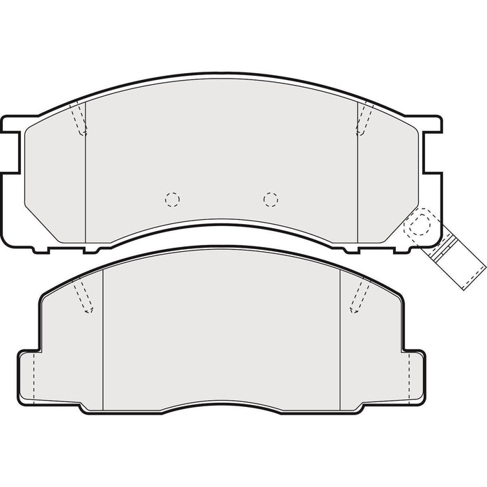 Apec Brake Pads Front Fits Toyota Lite-Ace