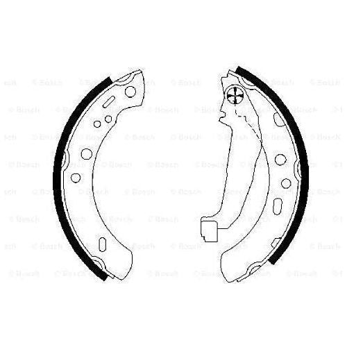 Genuine Bosch Brake Shoe Bs842 fits Nissan Micra - 1.0 - 00-03 0986487604