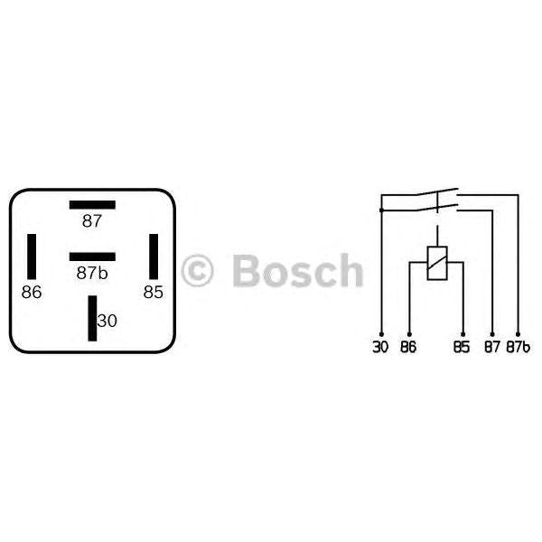 Genuine Bosch Relay fits Ferrari 328 GTB - 3.2 - 85-89 0332015006