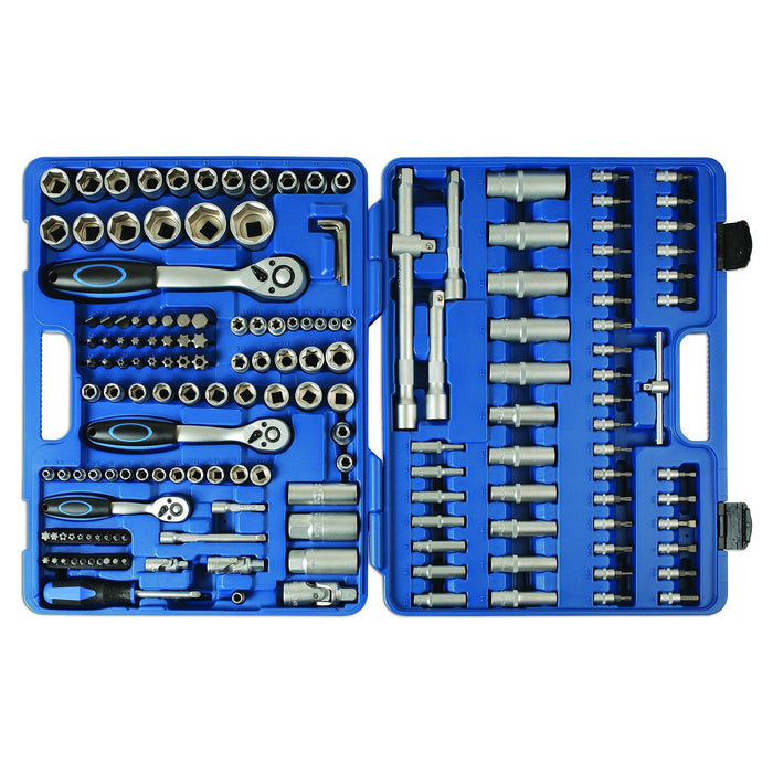 Laser Socket Set 1/4"D, 3/8"D, 1/2"D 171pc 6590