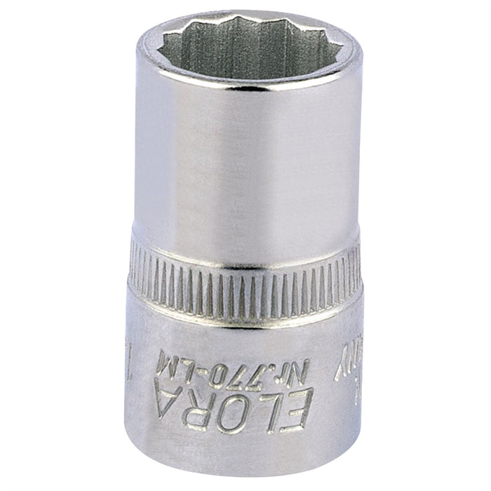 Draper Elora Bi-Hexagon Socket, 1/2" Sq. Dr., 15mm 24608 Draper  - Dynamic Drive