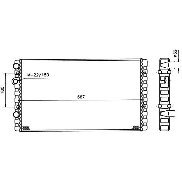 NRF Radiator 509521