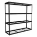 Heavy-Duty Modular Racking Unit 4 Mesh Shelves 300kg Capacity Per Level 1820mm Sealey  - Dynamic Drive