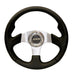 300mm Black Leather Steering Wheel + Boss fits Rover 214 216 218 220 414 416 418 Mountney Classic  - Dynamic Drive