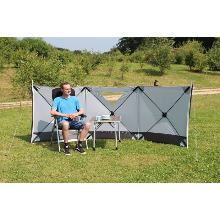 Outdoor Revolution Pronto Compact 3 Panel Windbreak 125 x 360 Fast Assembly