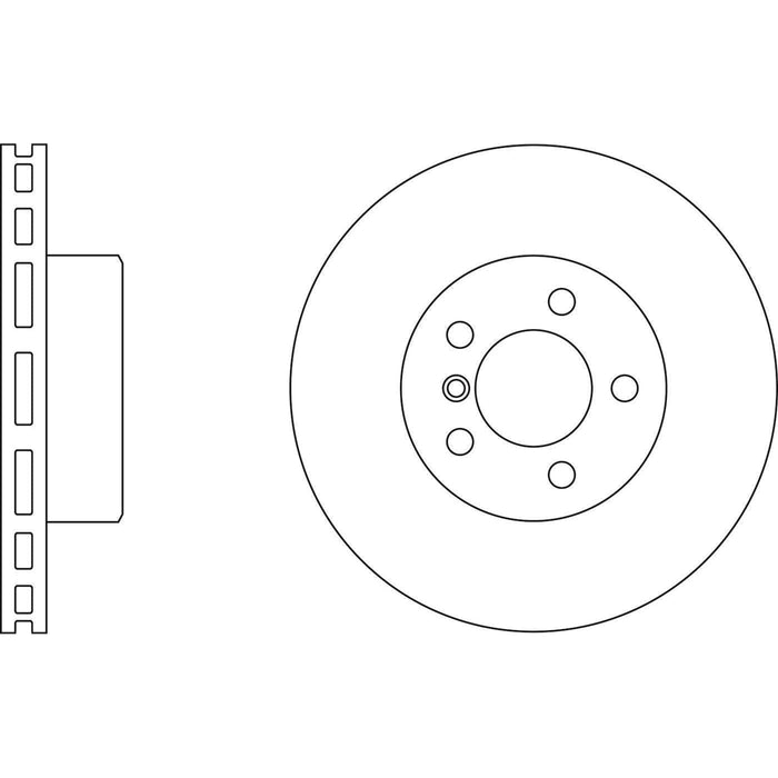 Apec Brake Disc Front Fits BMW 7 Series