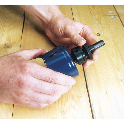 Draper Hex. Shank Holesaw Arbor with HSS Pilot Drill for 14 - 30mm Holesaws, 5/1 Draper  - Dynamic Drive