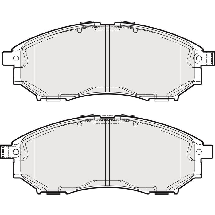 Apec Brake Pads Front Fits Infiniti M Q Renault Koleos