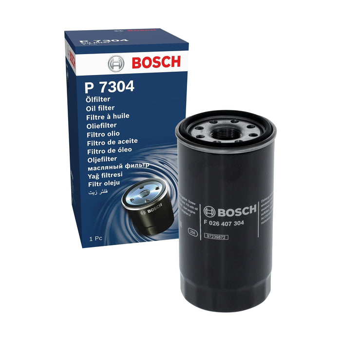 Genuine Bosch Car Oil Filter fits Isuzu Rodeo DiTD - 2.5 - 06-12 F026407304 Bosch  - Dynamic Drive