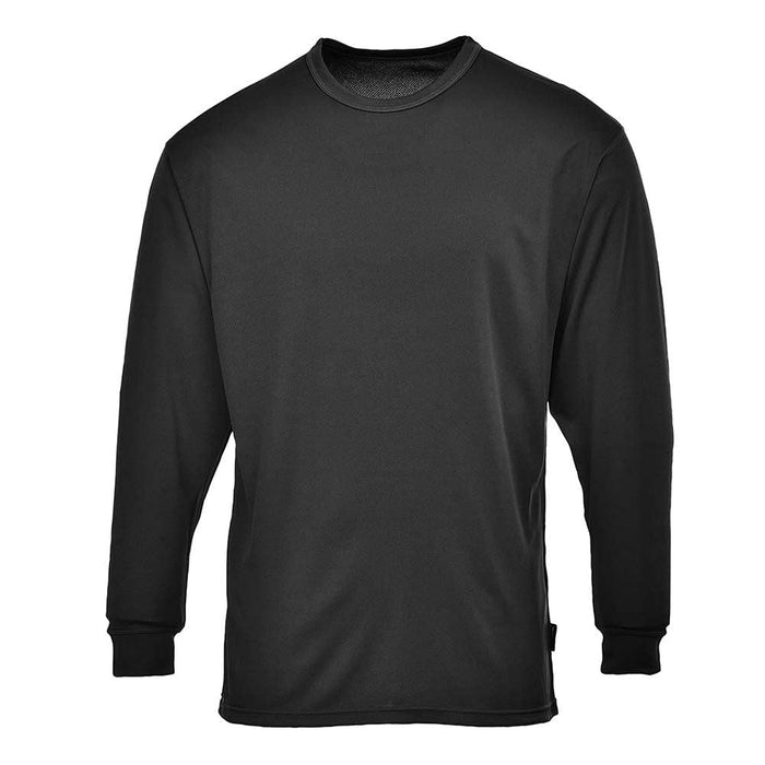 Portwest Thermal Base Layer Top - Black - Large Portwest  - Dynamic Drive