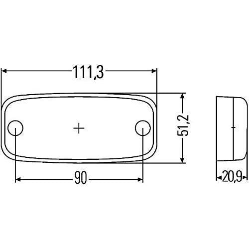 Hella Tail Light LED 24V 2TM 345 600-317 Hella  - Dynamic Drive