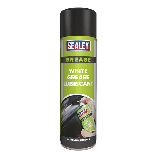 Sealey White Grease Lubricant 500ml SCS014S Sealey  - Dynamic Drive