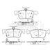 Genuine Borg & Beck Rear Brake Pads fits Honda Civic X 1016 BBP2582 Borg & Beck  - Dynamic Drive