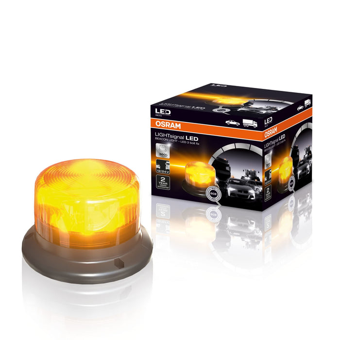 Osram LIGHTsignal LED BEACON LIGHT, LED rotating beacon, 360°, amber flashing