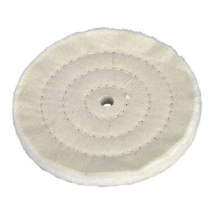 Sealey Buffing Wheel150 x 13mm16mm Bore Fine BG150BW Sealey  - Dynamic Drive