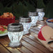 4 X LED Solar Powered Garden Party Crystal Multicoloured Lights Outdoor Light Streetwize  - Dynamic Drive