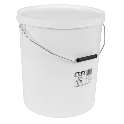 Sealey Walnut Shell Blast Media - Size 16/30 - 12.5kg Tub WS12.5KG Sealey  - Dynamic Drive