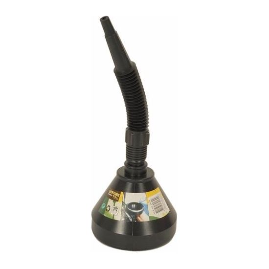 Dunlop 2 In 1 Plastic Flexi Funnel Can Spout For Oil Water Fuel Petrol Diesel