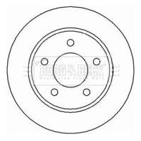 Genuine Borg & Beck Brake Disc Pair fits Mazda 3 1.41.6 03 BBD4448 Borg & Beck  - Dynamic Drive