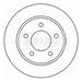 Genuine Borg & Beck Brake Disc Pair fits Mazda 3 1.41.6 03 BBD4448 Borg & Beck  - Dynamic Drive