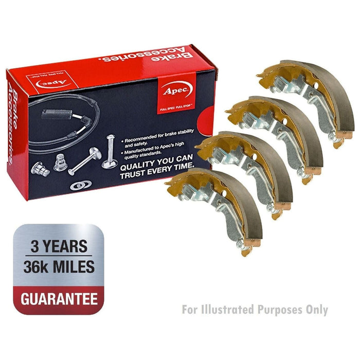 Apec Brake Shoe Rear Fits Nissan D21 D22 Np300 Terrano